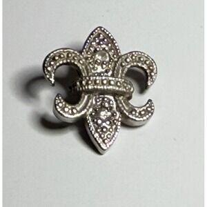 Sterling Silver Fleur-de-Lis Charm Pendant - Pendant Only